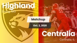 Matchup: Highland  vs. Centralia  2020