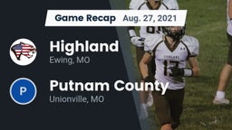 Recap: Highland  vs. Putnam County  2021