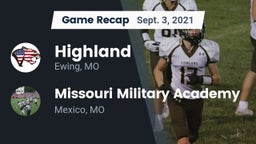 Recap: Highland  vs. Missouri Military Academy  2021