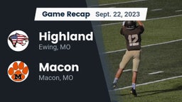 Recap: Highland  vs. Macon  2023