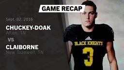 Recap: Chuckey-Doak  vs. Claiborne  2016