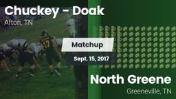 Matchup: Chuckey - Doak High vs. North Greene  2017