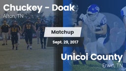 Matchup: Chuckey - Doak High vs. Unicoi County  2017