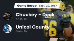 Recap: Chuckey - Doak  vs. Unicoi County  2017