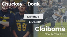Matchup: Chuckey - Doak High vs. Claiborne  2017