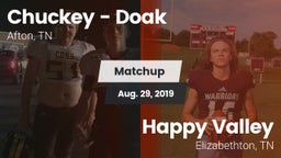 Matchup: Chuckey - Doak High vs. Happy Valley   2019