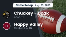 Recap: Chuckey - Doak  vs. Happy Valley   2019