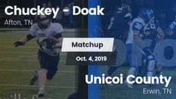 Matchup: Chuckey - Doak High vs. Unicoi County  2019