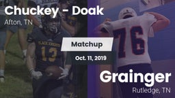 Matchup: Chuckey - Doak High vs. Grainger  2019