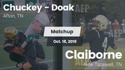 Matchup: Chuckey - Doak High vs. Claiborne  2019