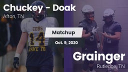 Matchup: Chuckey - Doak High vs. Grainger  2020