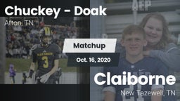Matchup: Chuckey - Doak High vs. Claiborne  2020