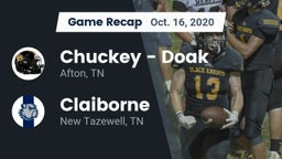 Recap: Chuckey - Doak  vs. Claiborne  2020
