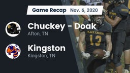 Recap: Chuckey - Doak  vs. Kingston  2020