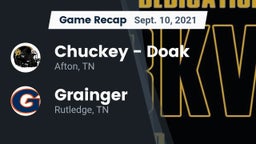 Recap: Chuckey - Doak  vs. Grainger  2021