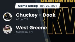 Recap: Chuckey - Doak  vs. West Greene  2021