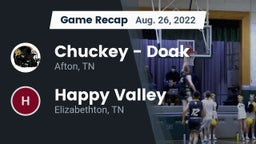 Recap: Chuckey - Doak  vs. Happy Valley   2022