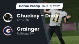 Recap: Chuckey - Doak  vs. Grainger  2022