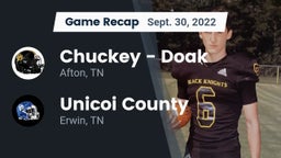 Recap: Chuckey - Doak  vs. Unicoi County  2022