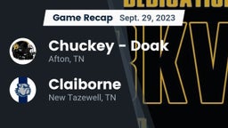 Recap: Chuckey - Doak  vs. Claiborne  2023