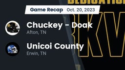 Recap: Chuckey - Doak  vs. Unicoi County  2023