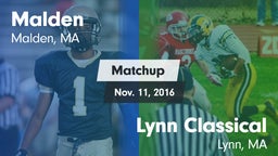 Matchup: Malden vs. Lynn Classical  2016