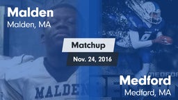 Matchup: Malden vs. Medford  2016