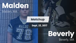 Matchup: Malden  vs. Beverly  2017