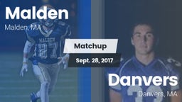 Matchup: Malden  vs. Danvers  2017