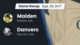 Recap: Malden  vs. Danvers  2017