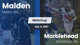 Matchup: Malden  vs. Marblehead  2017