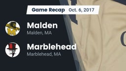 Recap: Malden  vs. Marblehead  2017