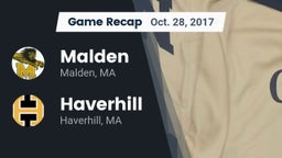 Recap: Malden  vs. Haverhill  2017