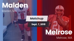 Matchup: Malden  vs. Melrose  2018