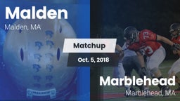 Matchup: Malden  vs. Marblehead  2018