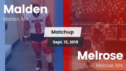 Matchup: Malden  vs. Melrose  2019