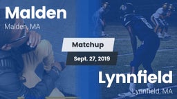 Matchup: Malden  vs. Lynnfield  2019