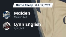 Recap: Malden  vs. Lynn English  2022