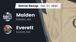 Recap: Malden  vs. Everett  2022