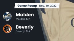 Recap: Malden  vs. Beverly  2022
