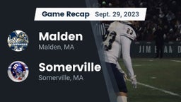 Recap: Malden  vs. Somerville  2023