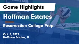 Hoffman Estates  vs Resurrection College Prep  Game Highlights - Oct. 8, 2022