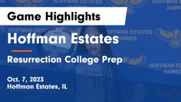 Hoffman Estates  vs Resurrection College Prep  Game Highlights - Oct. 7, 2023