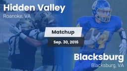 Matchup: Hidden Valley vs. Blacksburg  2016