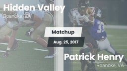 Matchup: Hidden Valley vs. Patrick Henry  2017