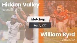 Matchup: Hidden Valley vs. William Byrd  2017