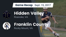 Recap: Hidden Valley  vs. Franklin County  2017