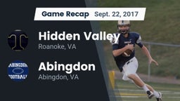 Recap: Hidden Valley  vs. Abingdon  2017
