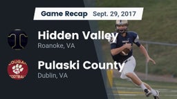 Recap: Hidden Valley  vs. Pulaski County  2017