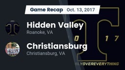 Recap: Hidden Valley  vs. Christiansburg  2017
